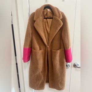 Mango boucle coat, sz S/M